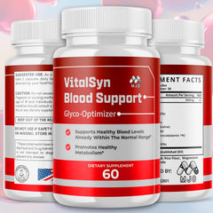 MJO Vitalsyn ingredients label highlights all-natural components for a clean routine.
