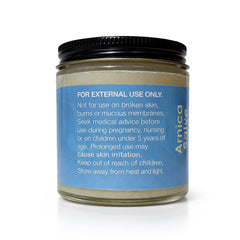 MJ's Herbals 4oz ointment packaging highlighting premium ingredients