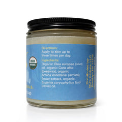 MJ's Herbals handmade herbal formulation shown with natural ingredients