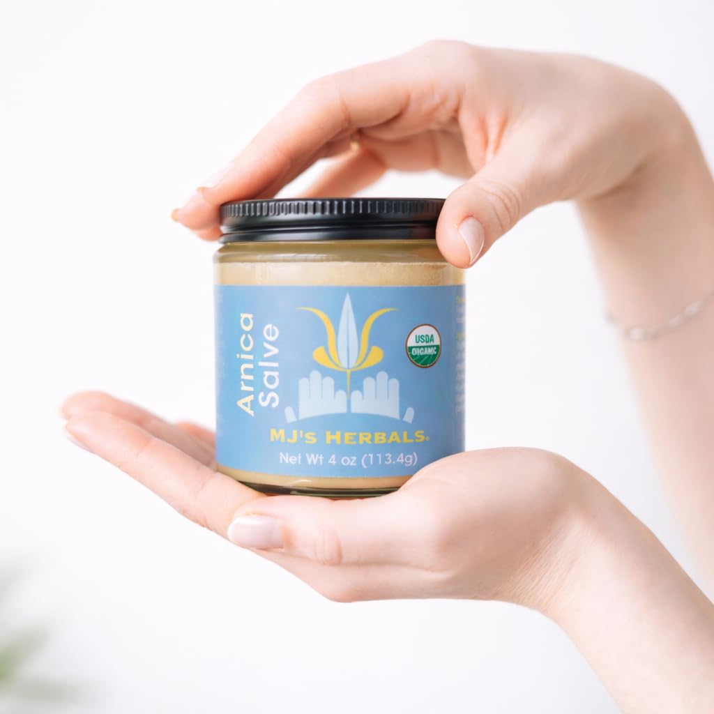 MJ's Herbals herbal ingredients olive oil and clove in a nourishing base