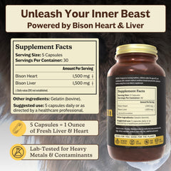 MK Supplements American Beast bison liver highlights nutrient-rich fuel for endurance