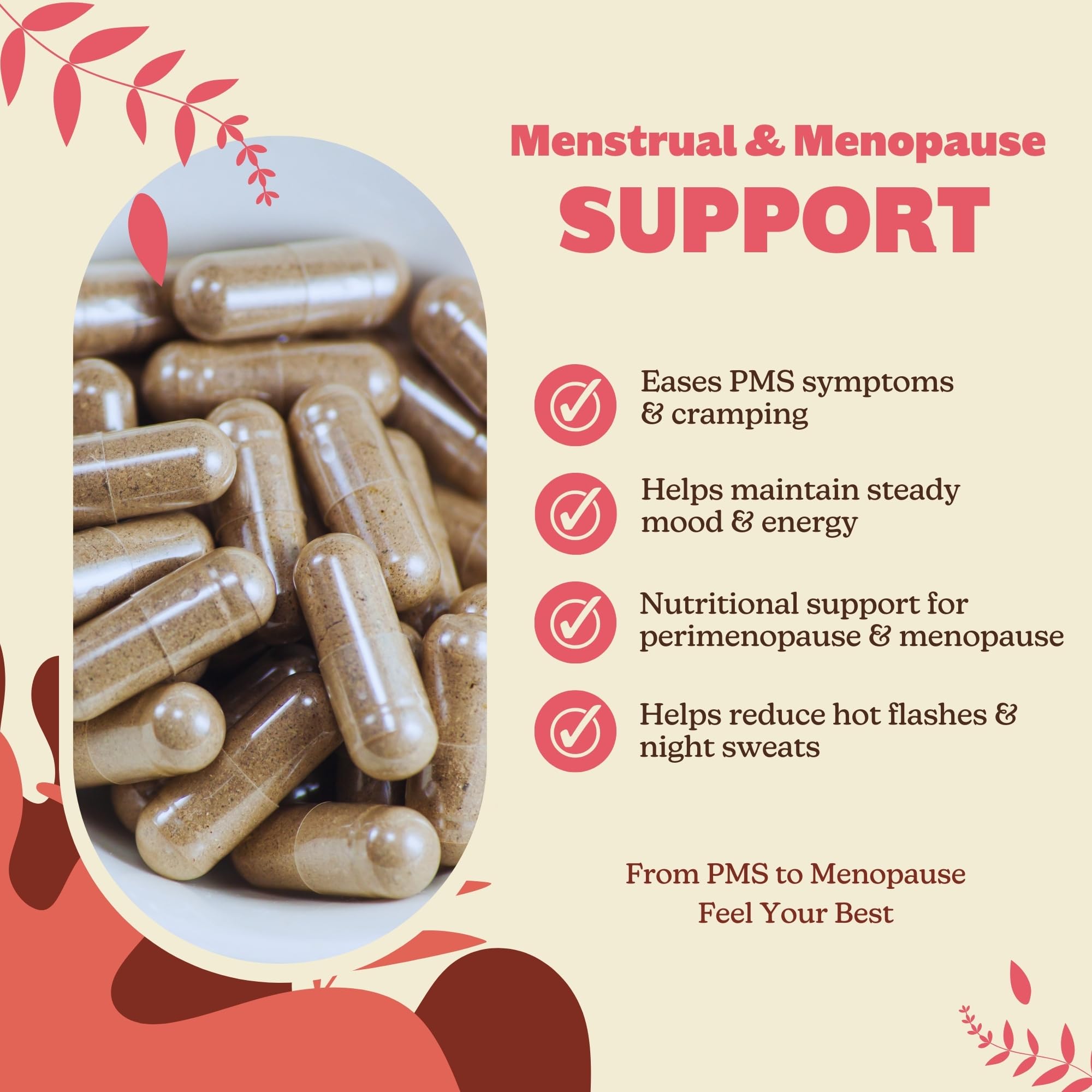 MK Supplements Female Vitality label closeup highlights quality and ingredients