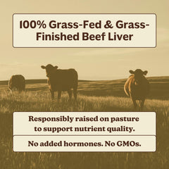 MK Supplements Grass Fed Beef Liver packaging eco-friendly design