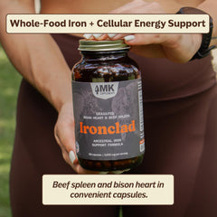 MK Supplements Ironclad beef spleen label detail