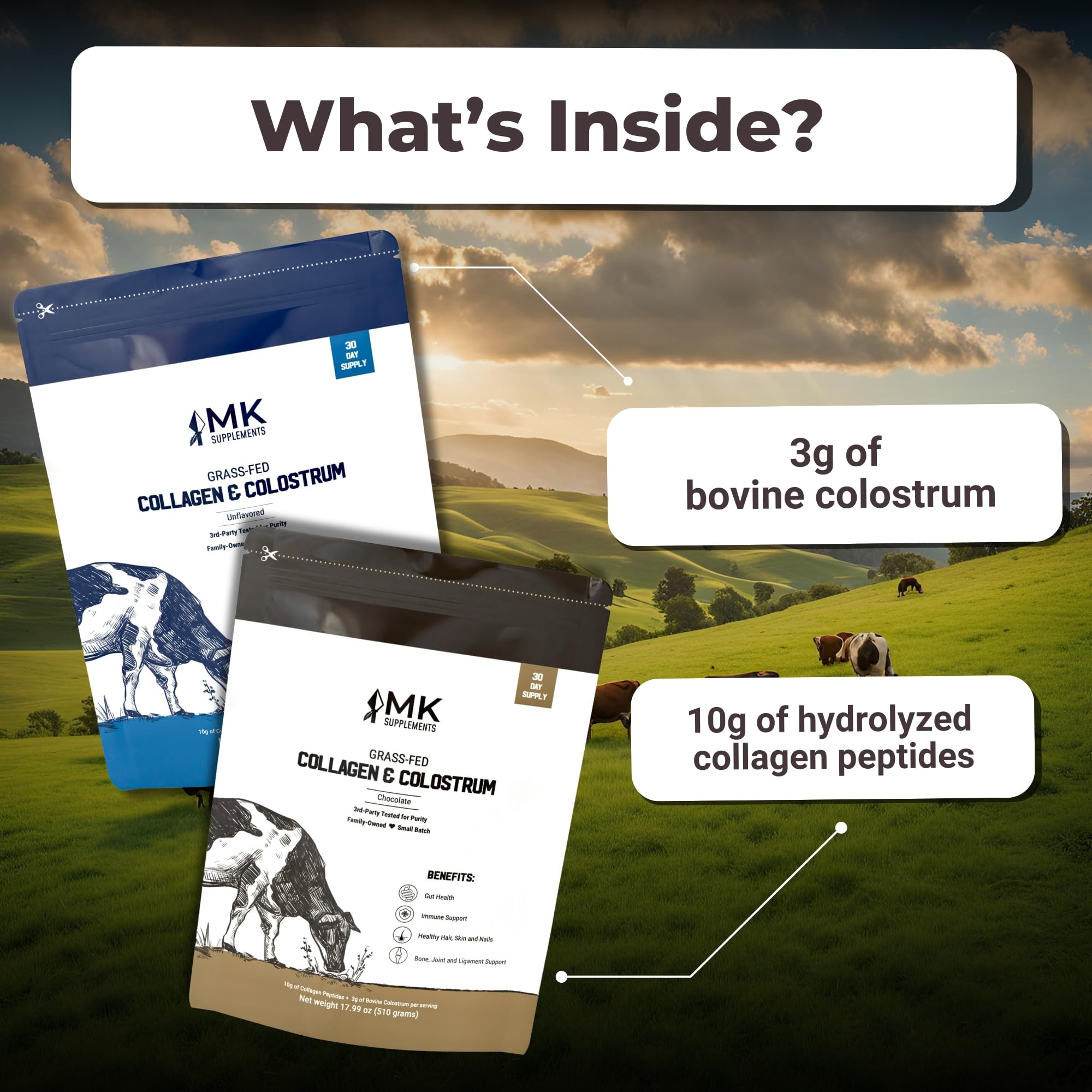 MK Supplements keto-friendly packaging suggests compatibility with low-carb diets