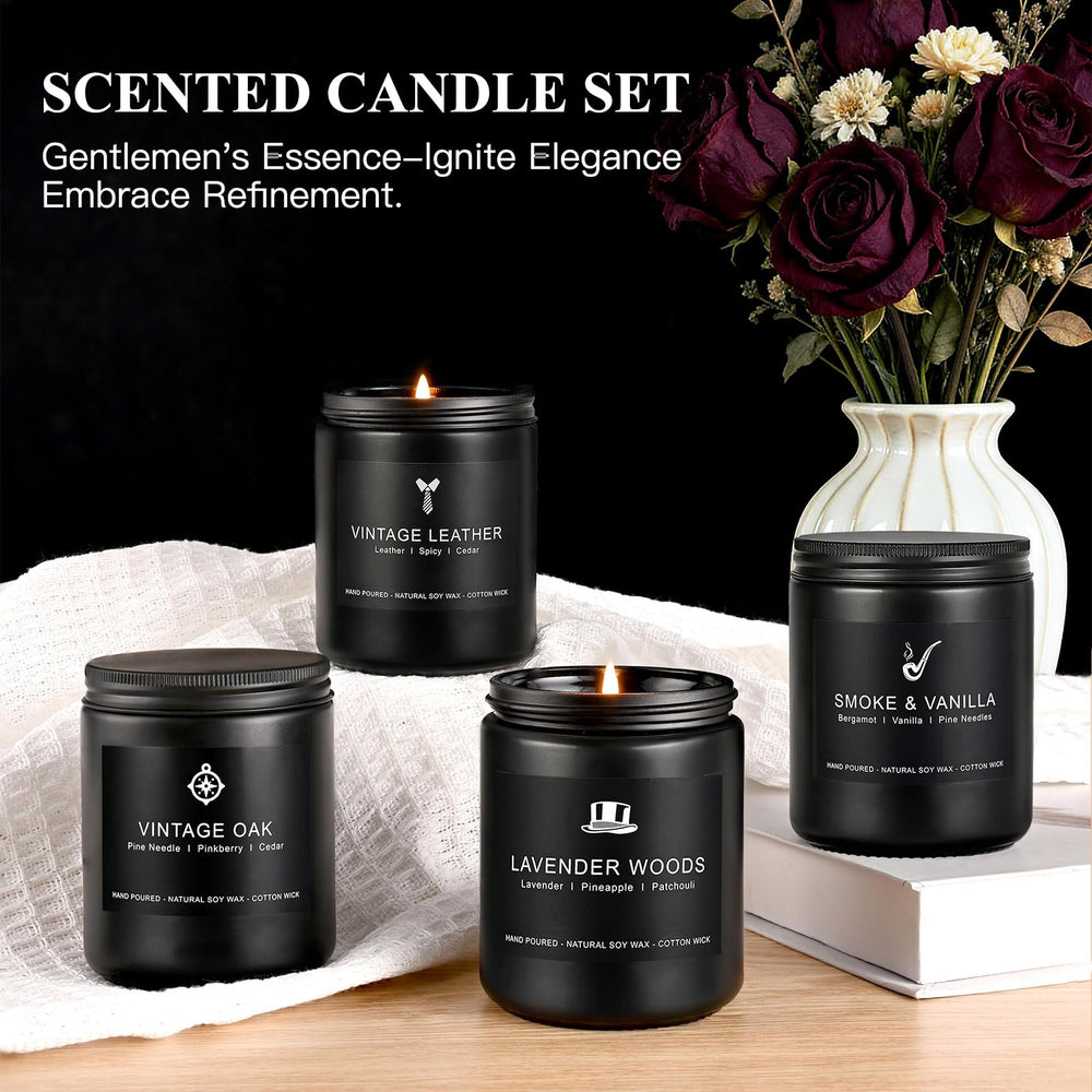 MKCLDE unboxing of a premium gift pack of candles