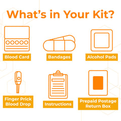 myLAB Box vitamin D test instructions video guide aids easy self-collection.
