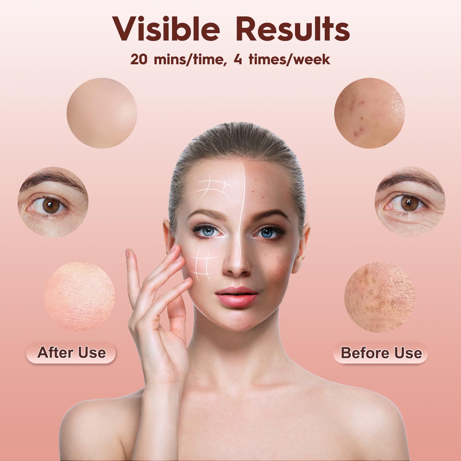 MLriyl soft silicone face mask offering gentle contact for all skin types
