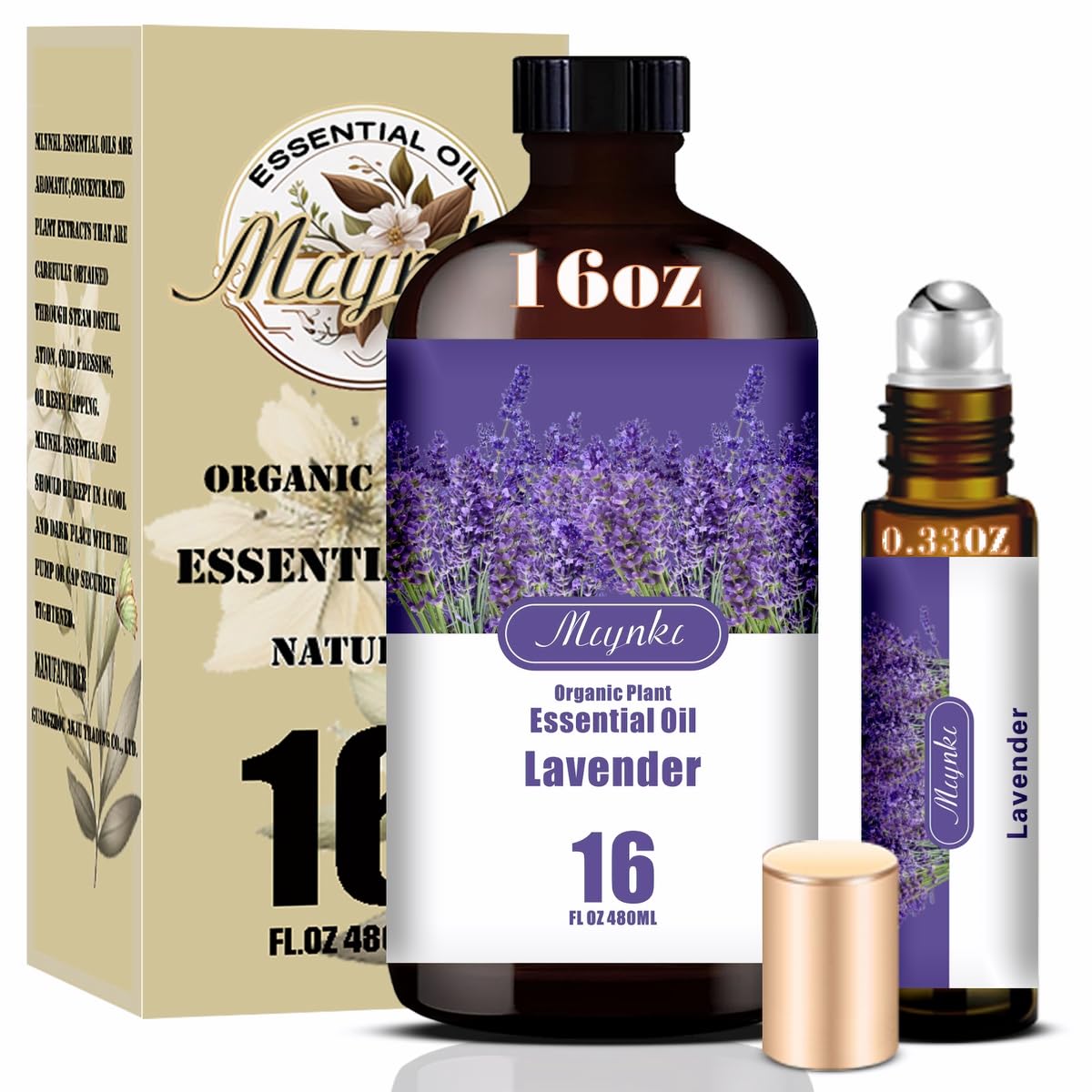 mlynkl Lavender essential oil bottle for diffusers and DIY projects