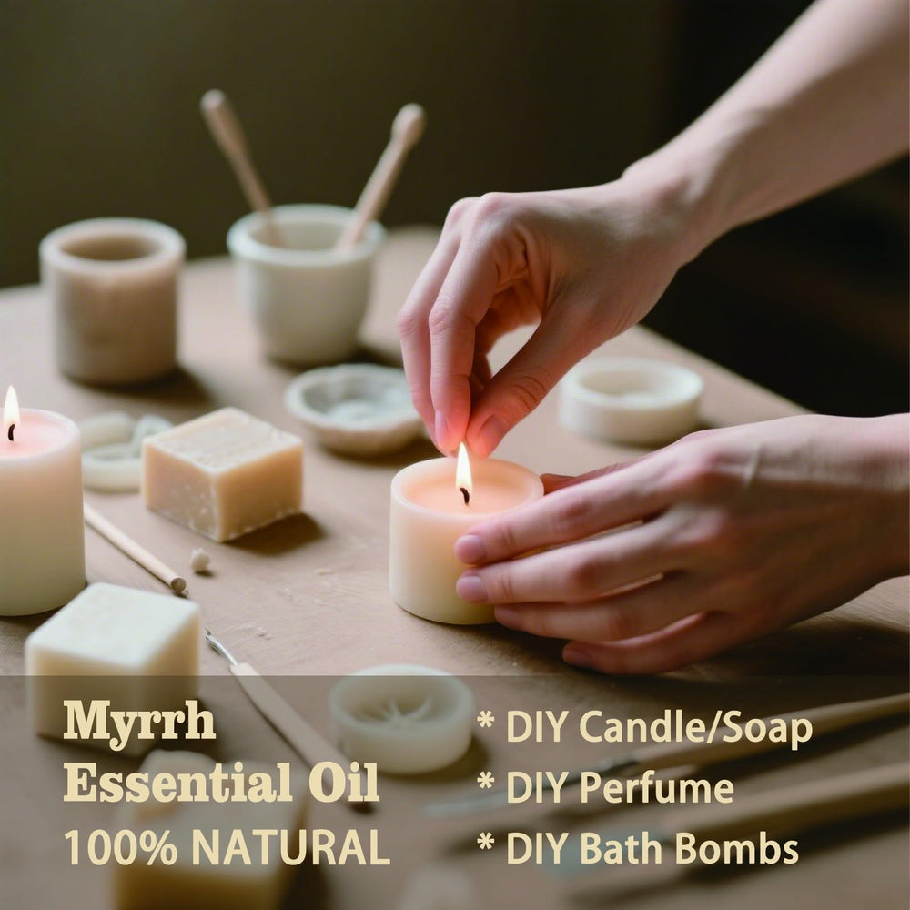 MLYNKL Myrrh oil used in bath bombs and DIY cosmetics