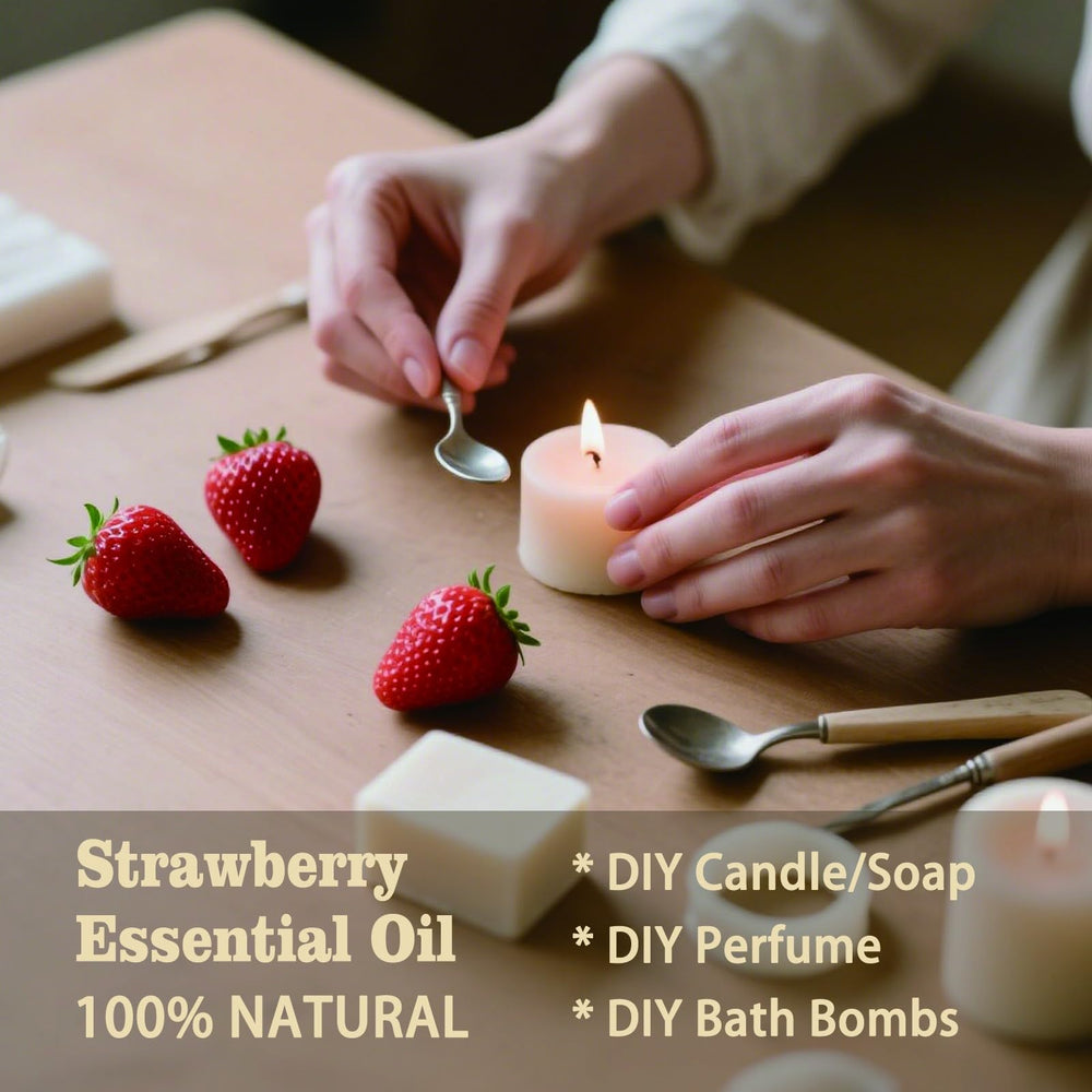 MLYNKL Strawberry bath scent enhances relaxing soaks and spa-like moments.