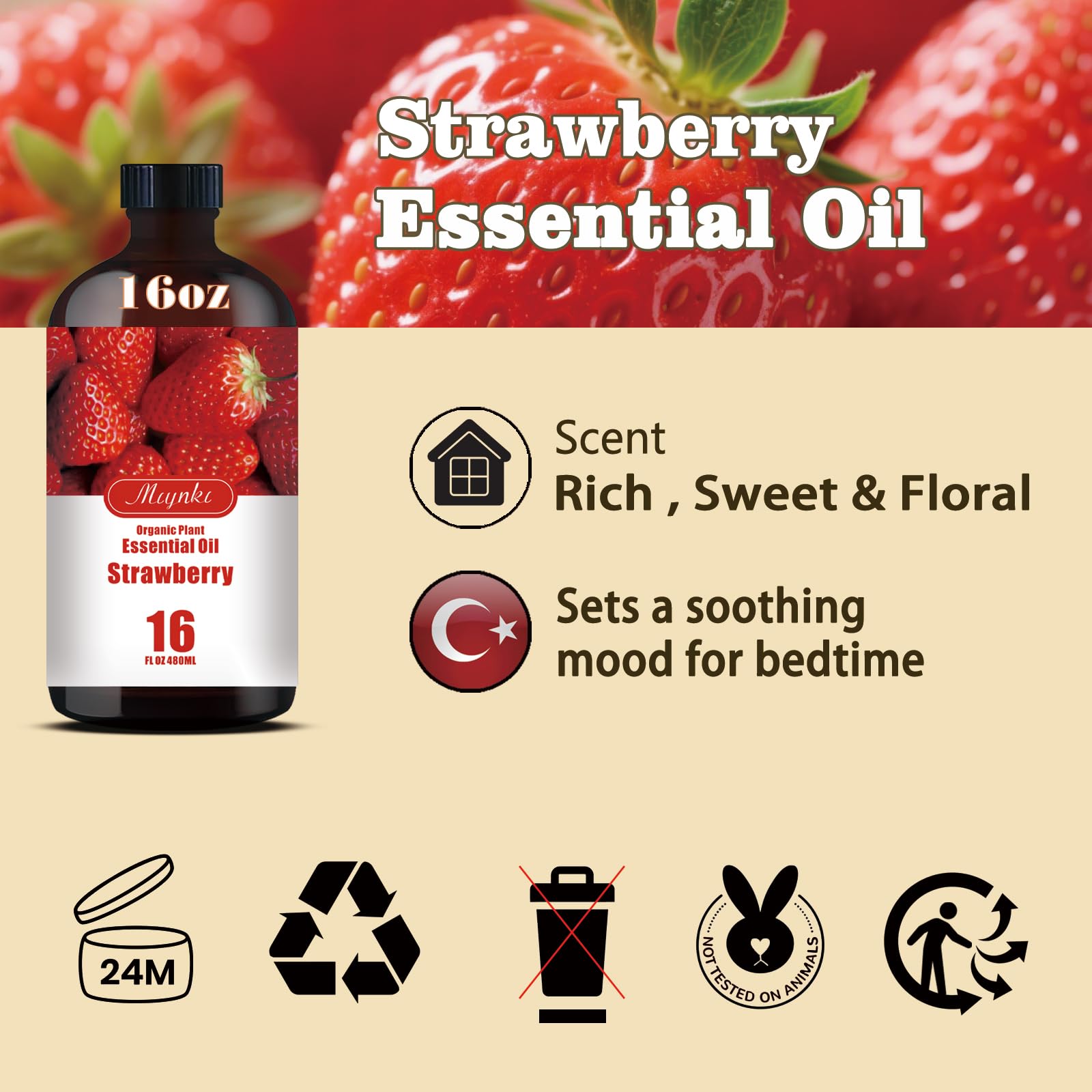 MLYNKL Strawberry gift packaging makes a thoughtful present for crafters.