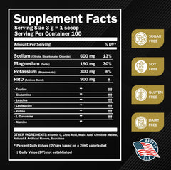 MMA Nutrition HRDWRK bag beside gym gear for on-the-go hydration.