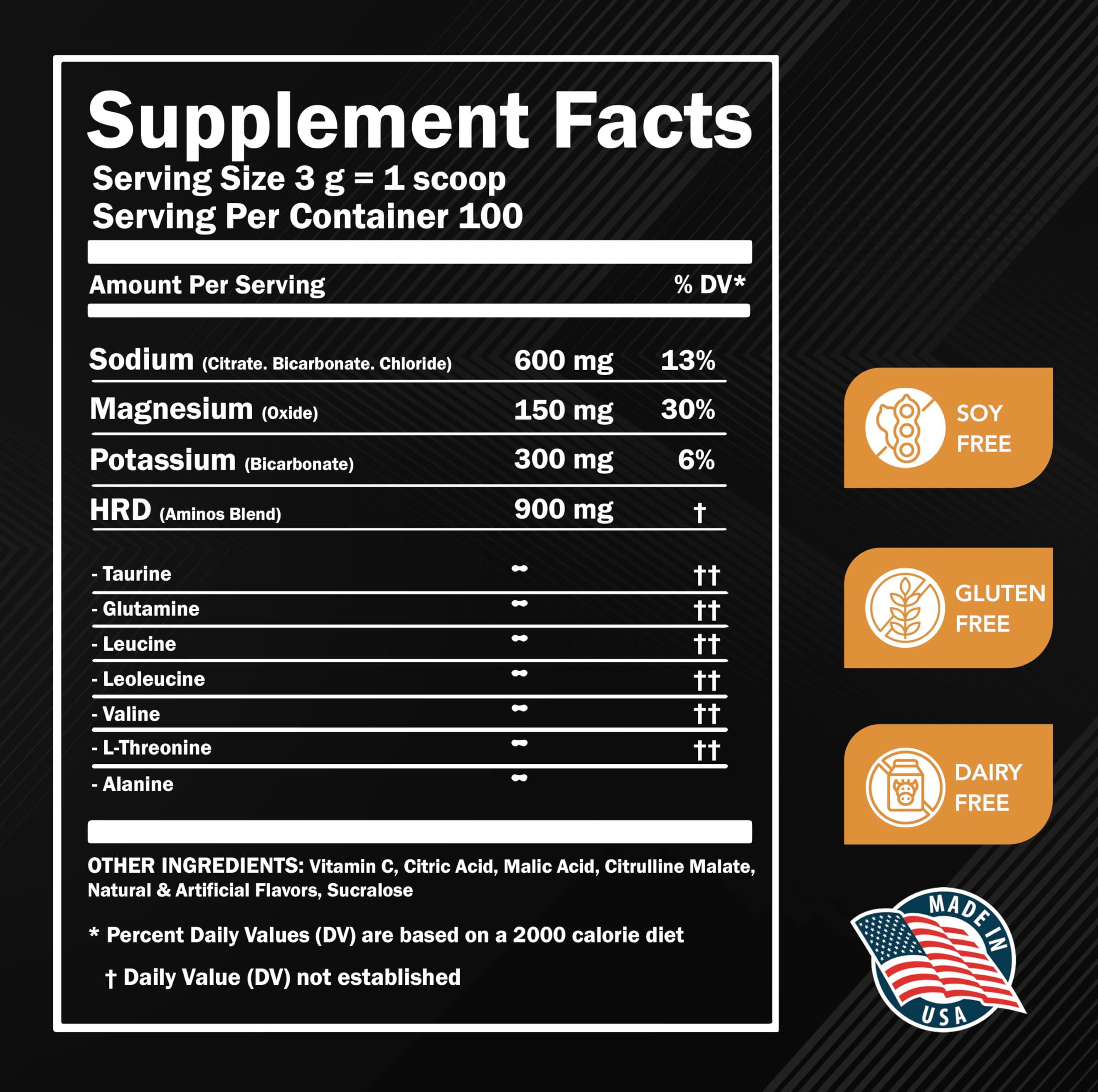 HRDWRK electrolytes powder in a gym bag for workouts