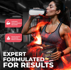 MMA Nutrition HRDWRK single-serving packet with Fruit Blast flavor for on-the-go refreshment.