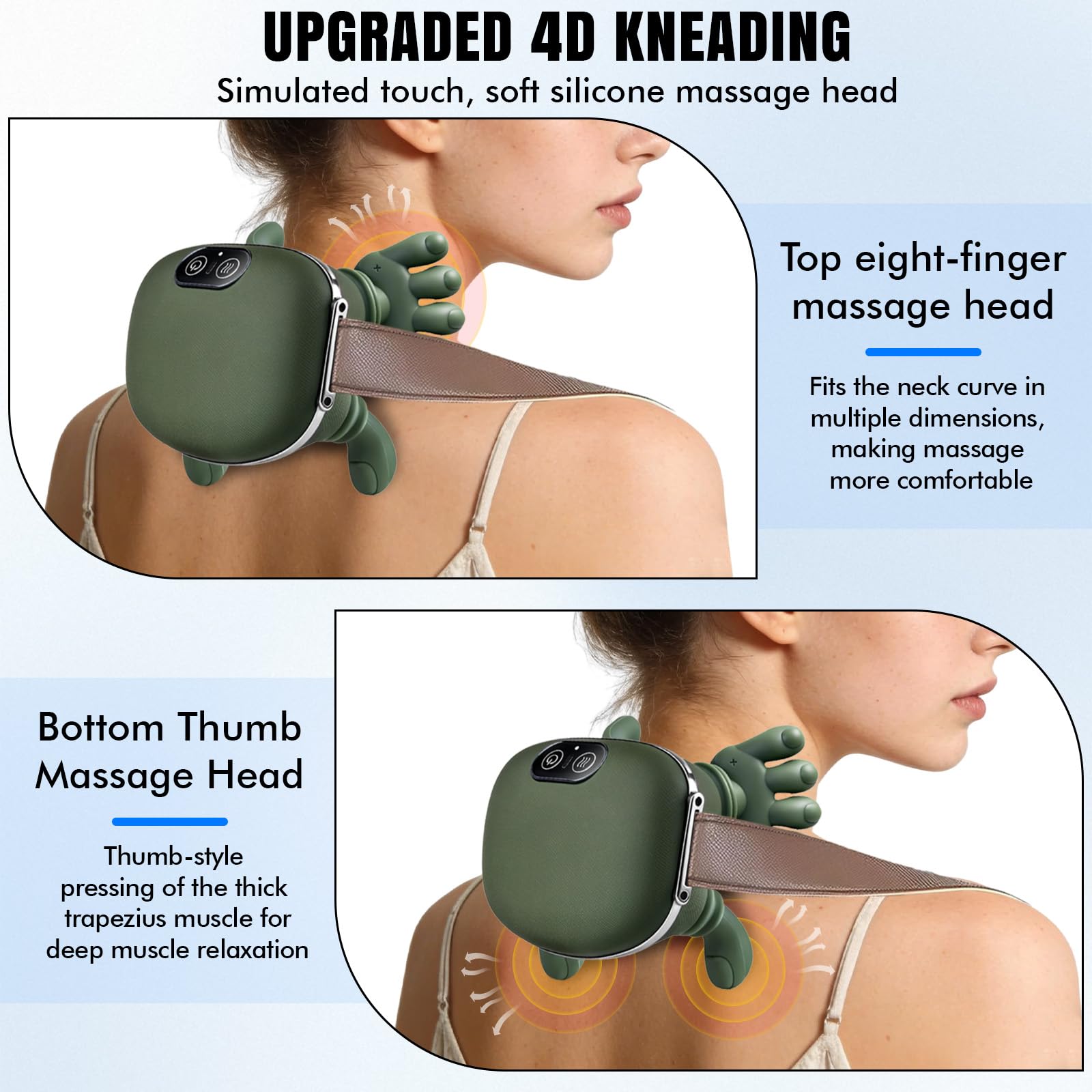 Mmxhn hands-free design stays on your neck while you work.