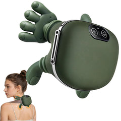 Mmxhn neck massager with heat provides deep kneading for neck comfort and shoulder relaxation.