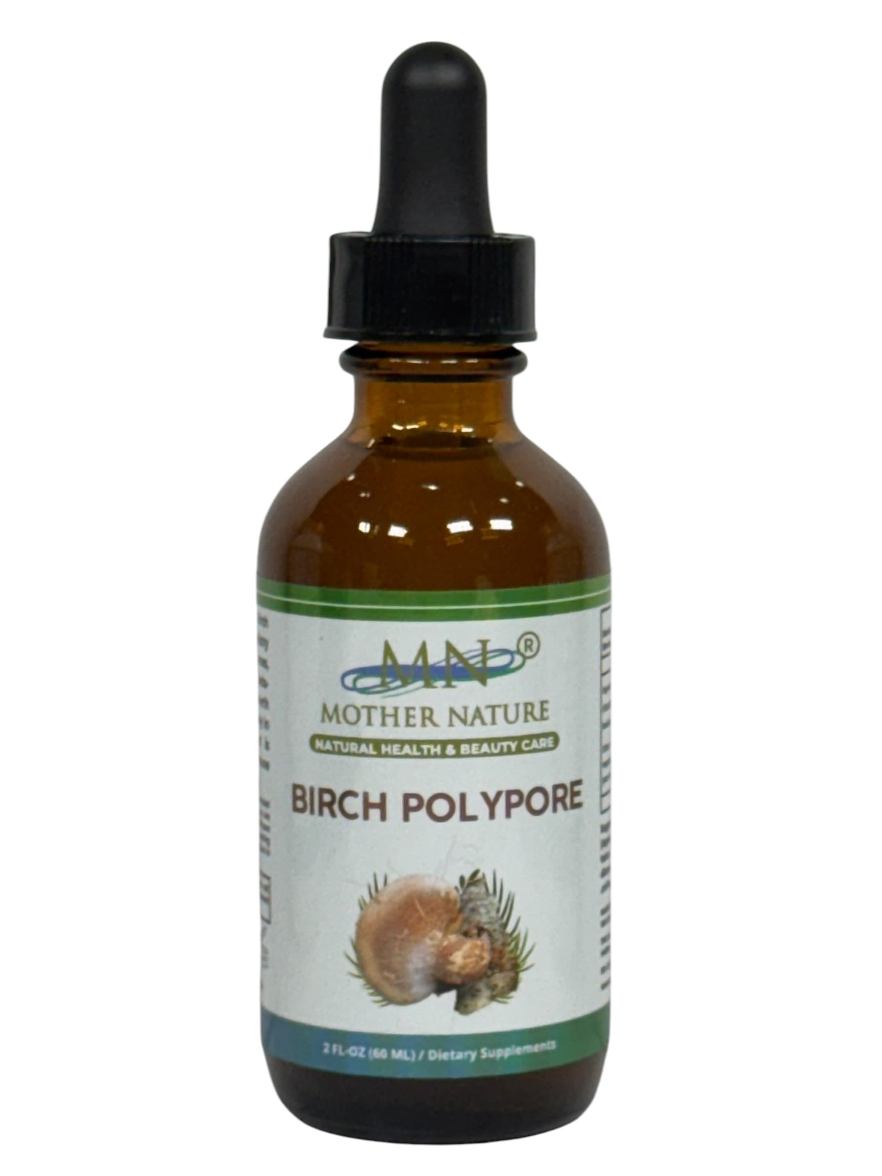 Mn Mother Nature amber liquid in dropper suggesting freshness and potency