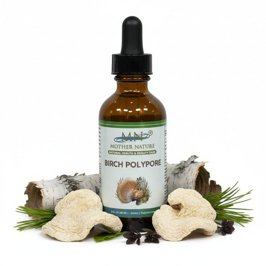 Mn Mother Nature Birch Polypore mushroom liquid drops for balanced daily wellness