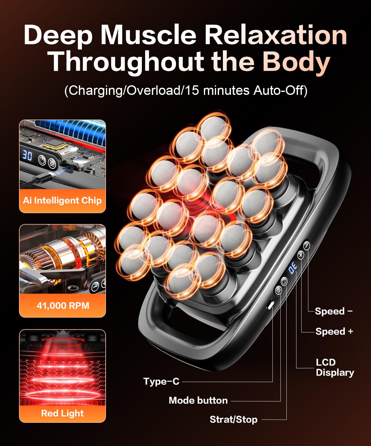 MNAFKT 3200mAh battery powering long cordless sessions