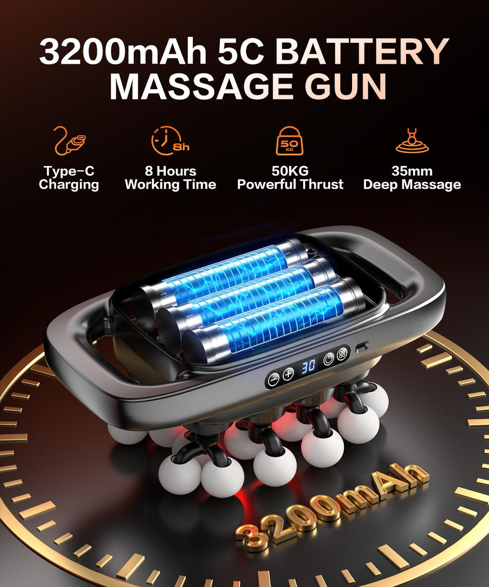 MNAFKT red-light therapy feature to boost circulation during massage