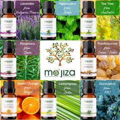 MO'JIZA amber glass oil bottle shows 10ml capacity for premium storage.