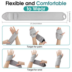 MOAJAZA compact wrist massage pad for desk or home use.