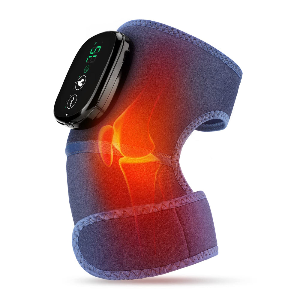 MOAJAZA cordless knee massager with battery-powered portability for hands-free relief