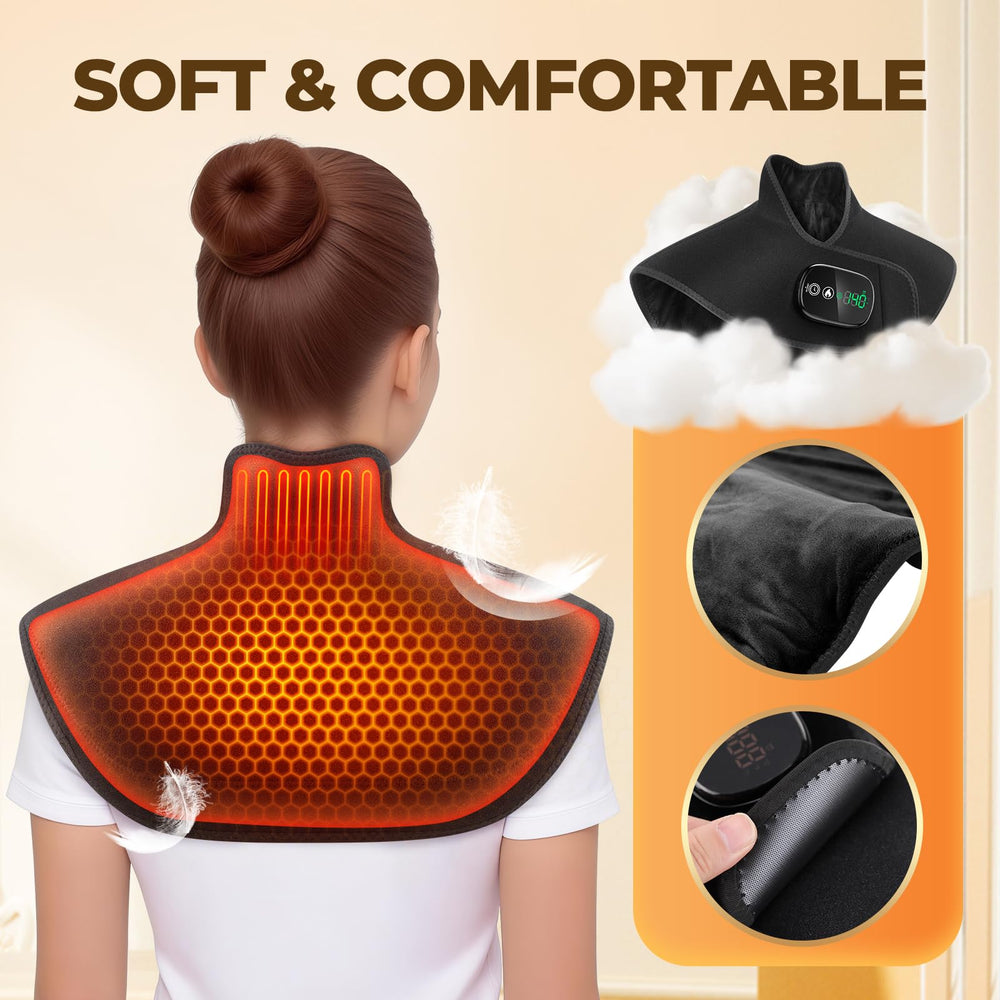 MOAJAZA heating pad presented as a thoughtful health gift