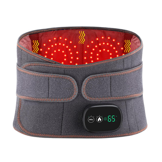MOAJAZA heated back brace with cordless design for portable warmth and everyday comfort.