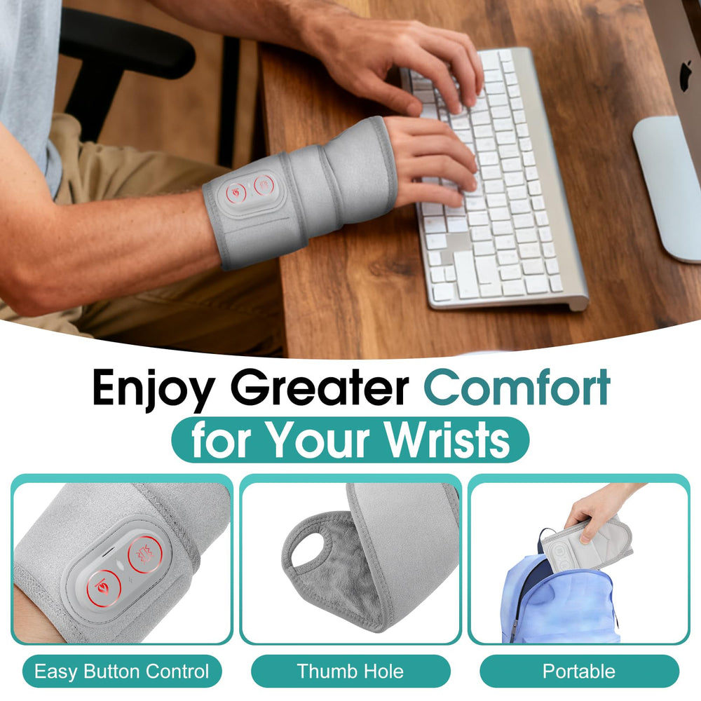 MOAJAZA left or right wrist wrap fits different hand sizes.