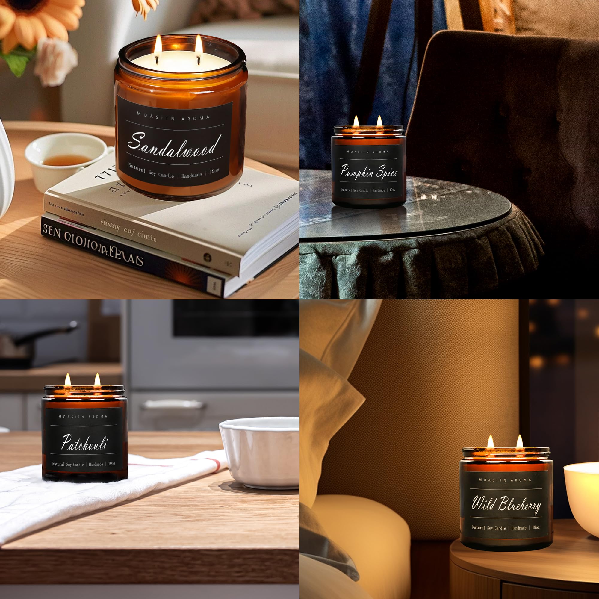 MOASITN relaxing aromatherapy candle helps create peaceful evenings