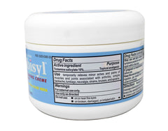 Mobisyl bottle label highlights trolamine salicylate as active ingredient.