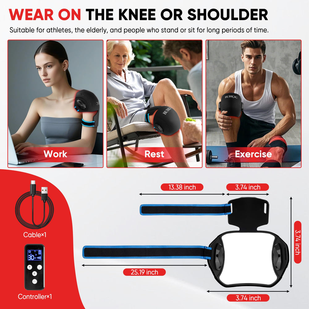 MOCKPOSE ergonomic knee brace curved design follows the knee contour.