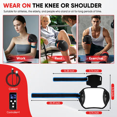MOCKPOSE ergonomic knee brace curved design follows the knee contour.