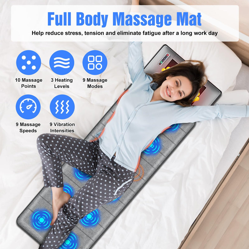 Moclever 10-massage-nodes provides comprehensive coverage across back, hips, and legs.