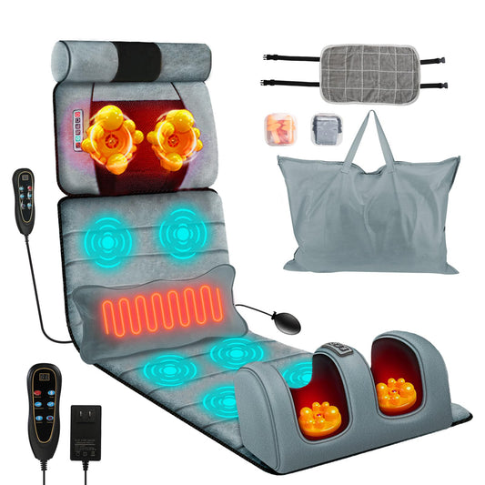 Moclever full body massage mat with heat provides back relief and soothing comfort.