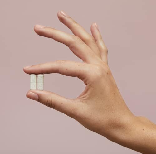 Modern Fertility Prenatal Multivitamin label close-up highlighting gluten-free formula.