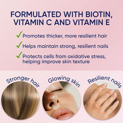 Moerie glowing skin close-up hints at even tone and healthy glow.