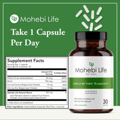 Mohebi Life men taking daily capsule as part of routine.