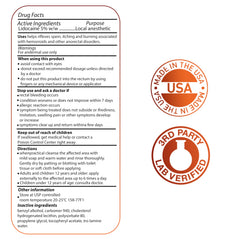 MOHNARK hemorrhoid cream front of tube showing labeling for easy at-home use