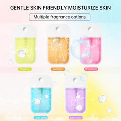 Moisturizing Hand Sanitizer Spray quick-dry evaporation close-up.