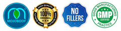 MOJObody lifestyle use scenario shows a daily wellness routine with glutathione.