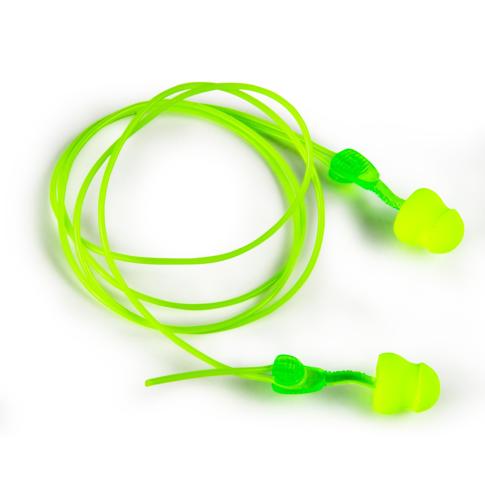 Glide Moldex twist-and-push earplugs offer a comfortable fit.