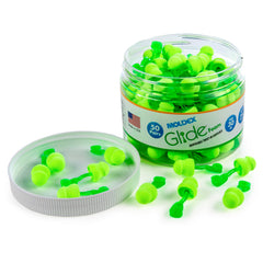 Moldex Glide uncorded foam earplug jar for easy storage and quick access at work