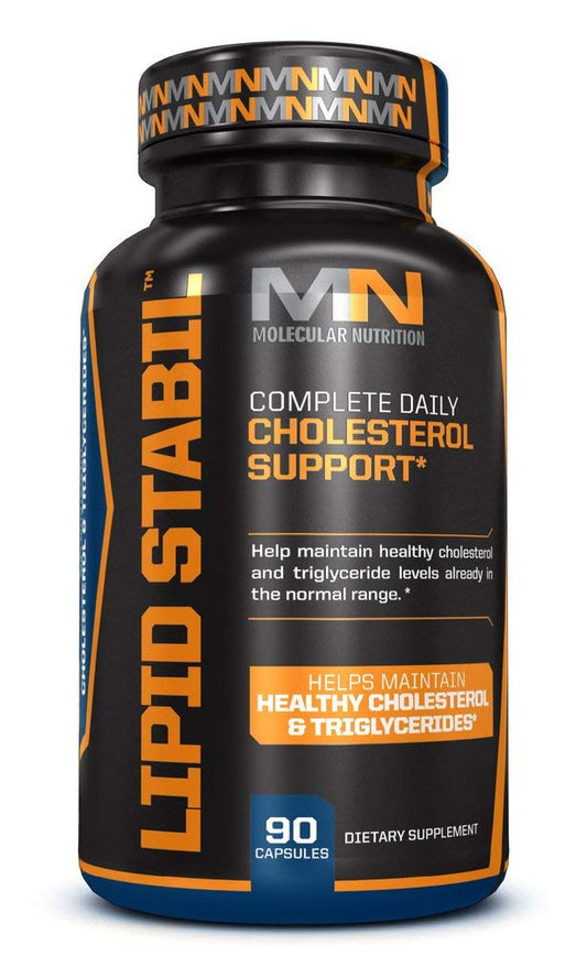 Molecular Nutrition Lipid Stabil bottle with capsules for cholesterol support