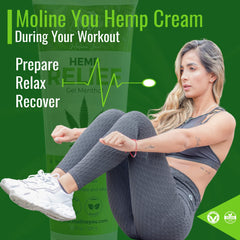 Moline You menthol texture closeup hints cooling muscle relief.
