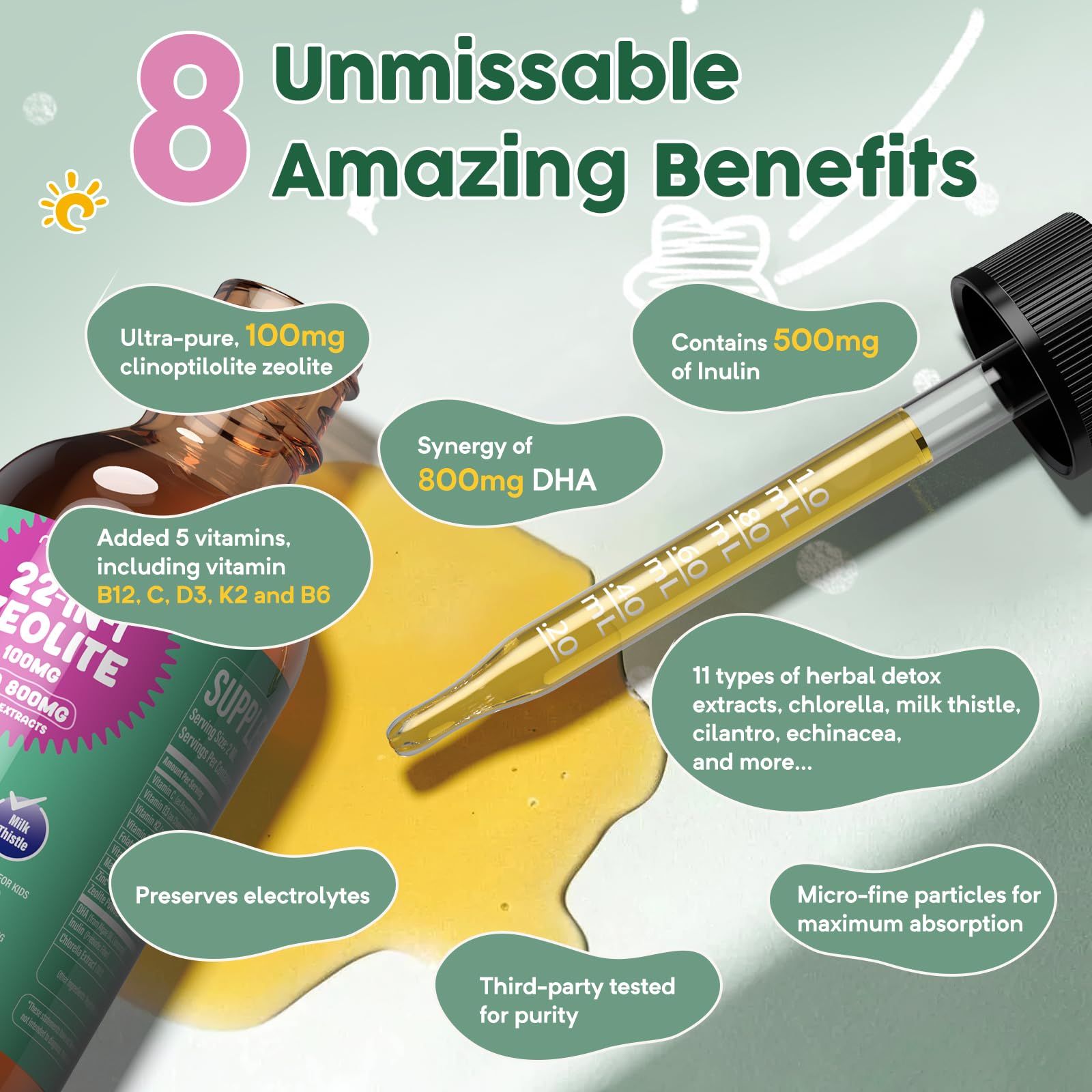 Molorik Pure probiotics with 5 billion CFU for digestive balance.