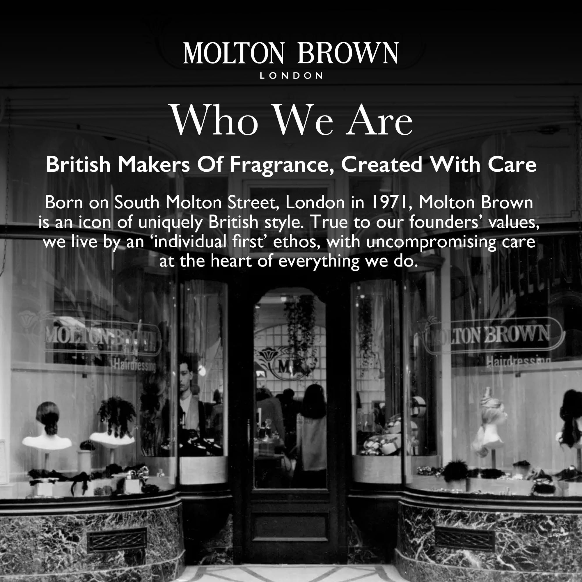 Molton Brown packaging showcases luxury presentation for gifting.