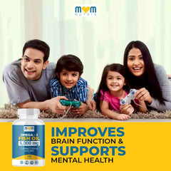 MOM NUTRIX Omega 3 lab certificates image conveys potency and purity.